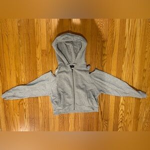 KOOPLES cold shoulder zip up sweatshirt